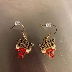 Chicago bulls earrings